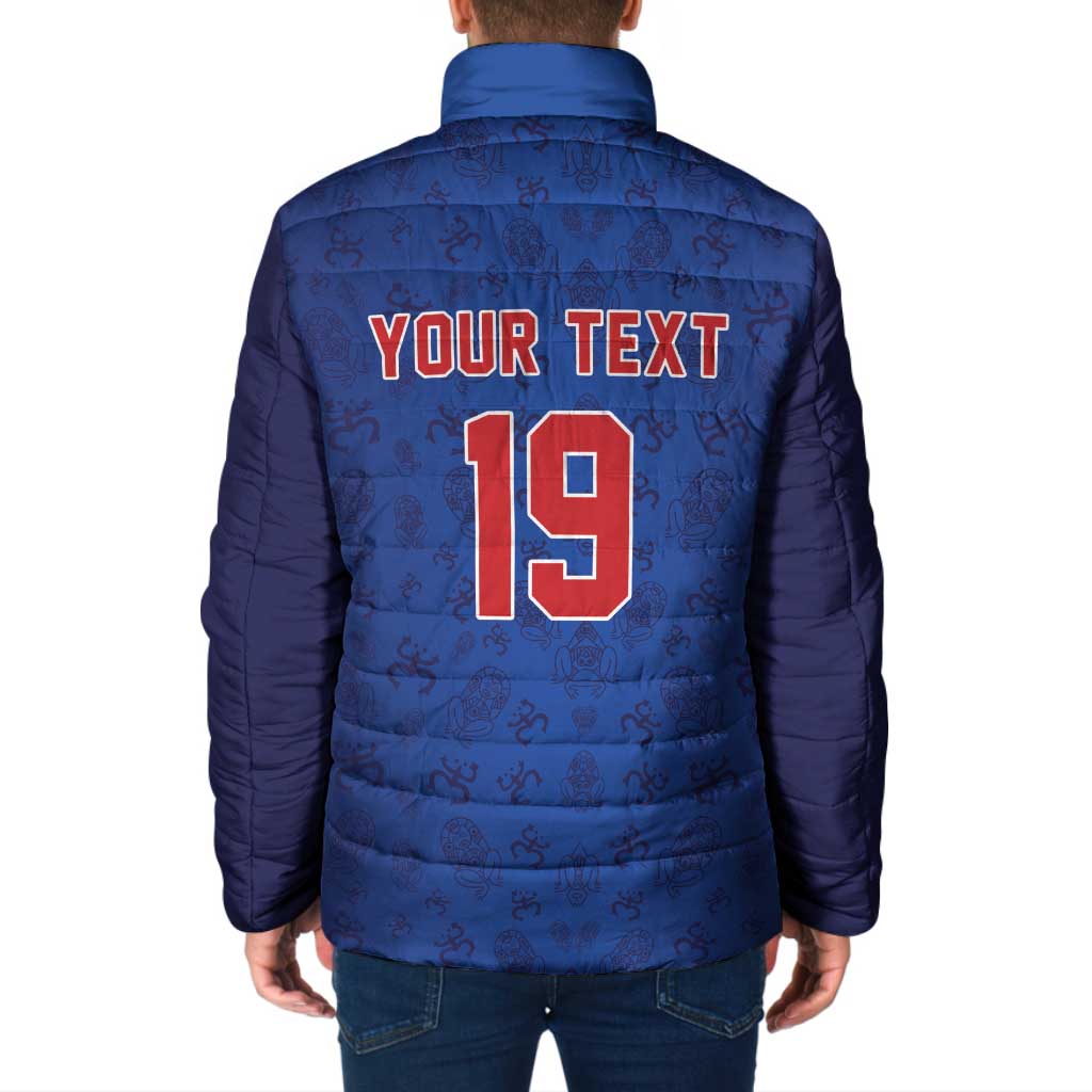 Puerto Rico Baseball Custom Padded Jacket Boricua Coquí Baseball Mascot