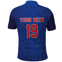 Puerto Rico Baseball Custom Polo Shirt Boricua Coquí Baseball Mascot