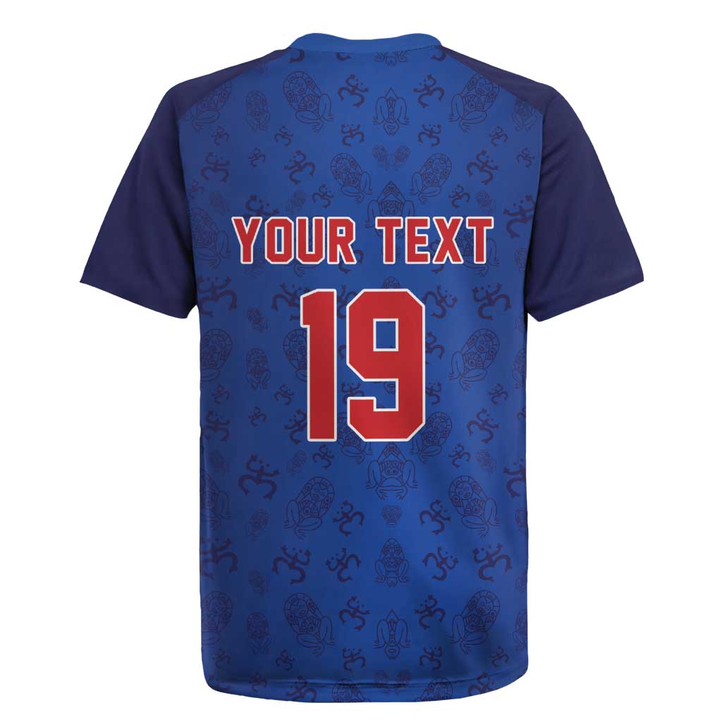 Puerto Rico Baseball Custom Rugby Jersey Boricua Coquí Baseball Mascot