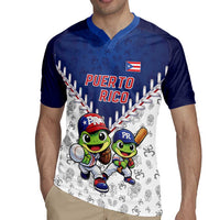 Puerto Rico Baseball Custom Rugby Jersey Boricua Coquí Baseball Mascot