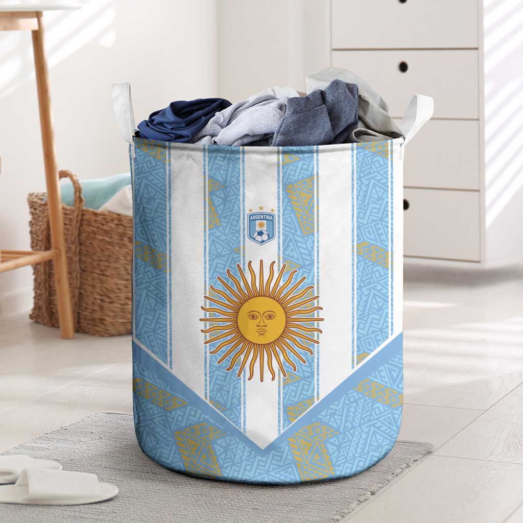 World Football 2026 Argentina Laundry Basket La Albiceleste Pride Sun of May