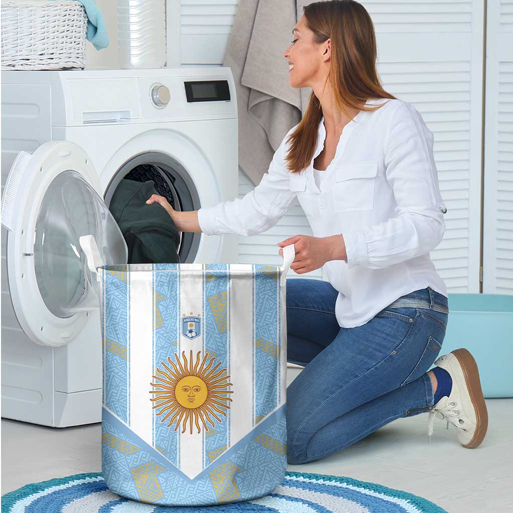 World Football 2026 Argentina Laundry Basket La Albiceleste Pride Sun of May