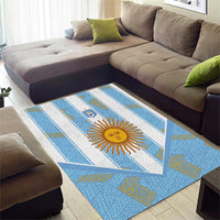 World Football 2026 Argentina Area Rug La Albiceleste Pride Sun of May