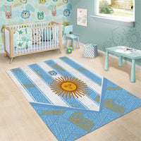 World Football 2026 Argentina Area Rug La Albiceleste Pride Sun of May