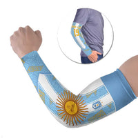 Custom World Football 2026 Argentina Arm Sleeves La Albiceleste Pride Sun of May