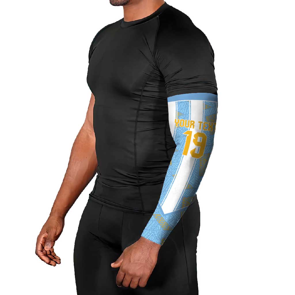 Custom World Football 2026 Argentina Arm Sleeves La Albiceleste Pride Sun of May