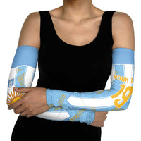 Custom World Football 2026 Argentina Arm Sleeves La Albiceleste Pride Sun of May