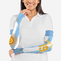 Custom World Football 2026 Argentina Arm Sleeves La Albiceleste Pride Sun of May