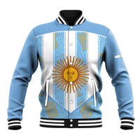 Custom World Football 2026 Argentina Baseball Jacket La Albiceleste Pride Sun of May