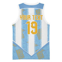Custom World Football 2026 Argentina Basketball Jersey La Albiceleste Pride Sun of May