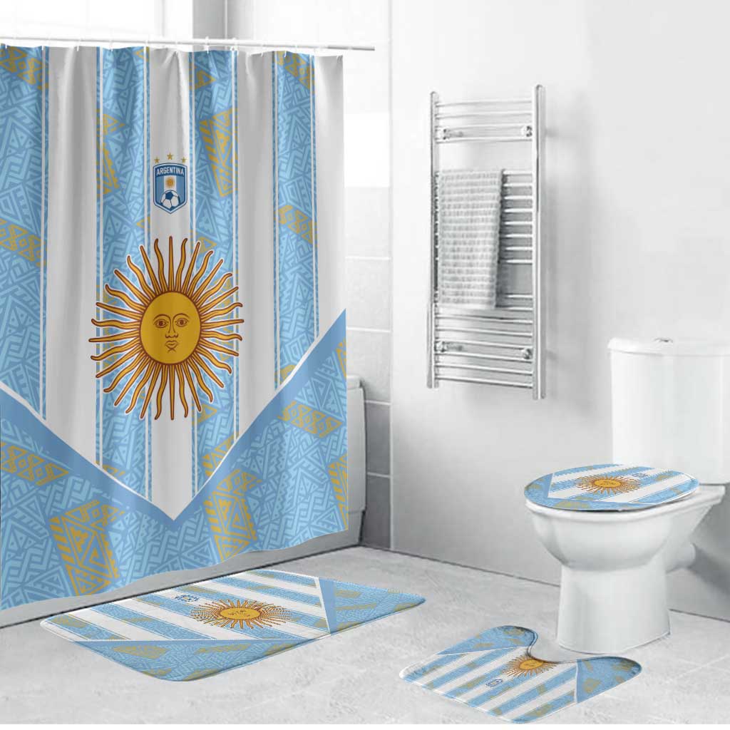 World Football 2026 Argentina Bathroom Set La Albiceleste Pride Sun of May