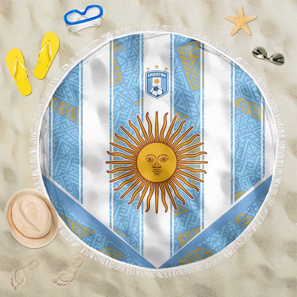 World Football 2026 Argentina Beach Blanket La Albiceleste Pride Sun of May