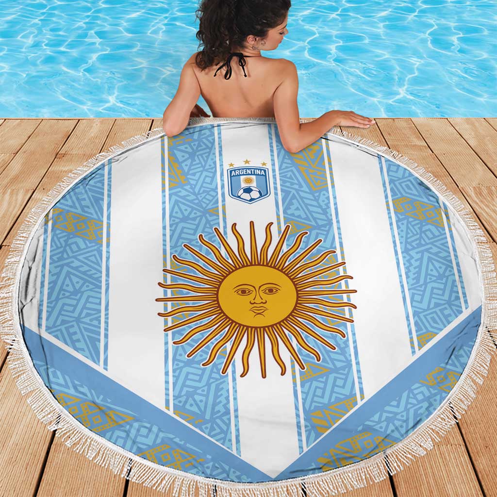World Football 2026 Argentina Beach Blanket La Albiceleste Pride Sun of May