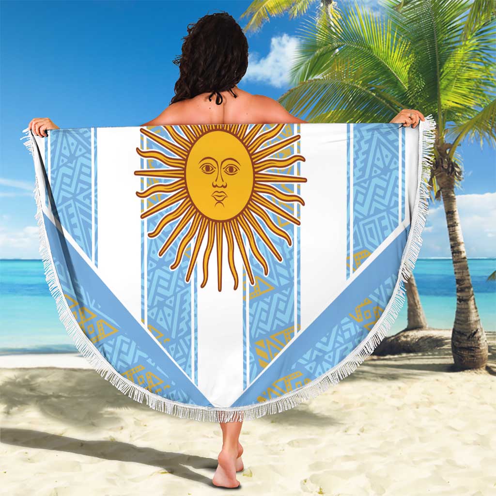 World Football 2026 Argentina Beach Blanket La Albiceleste Pride Sun of May