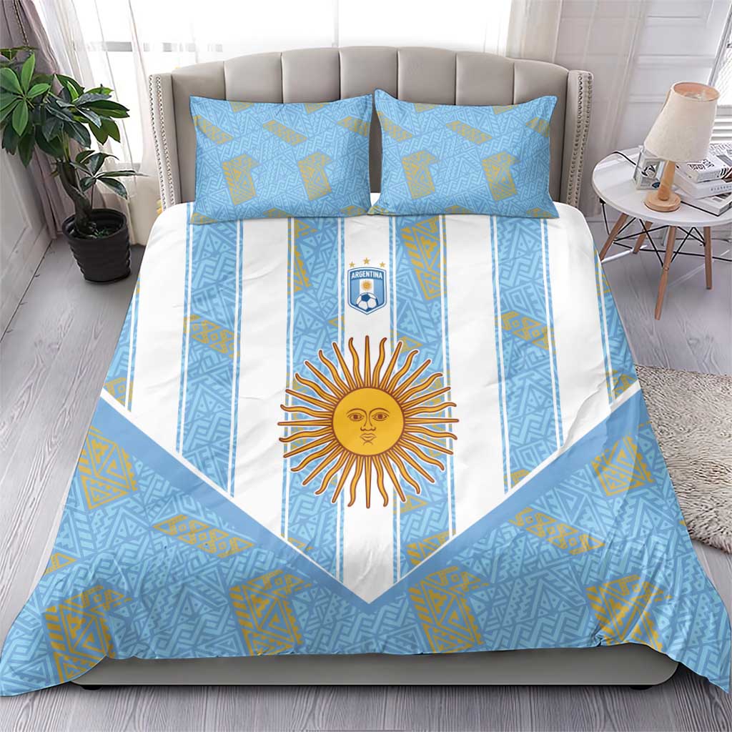 World Football 2026 Argentina Bedding Set La Albiceleste Pride Sun of May