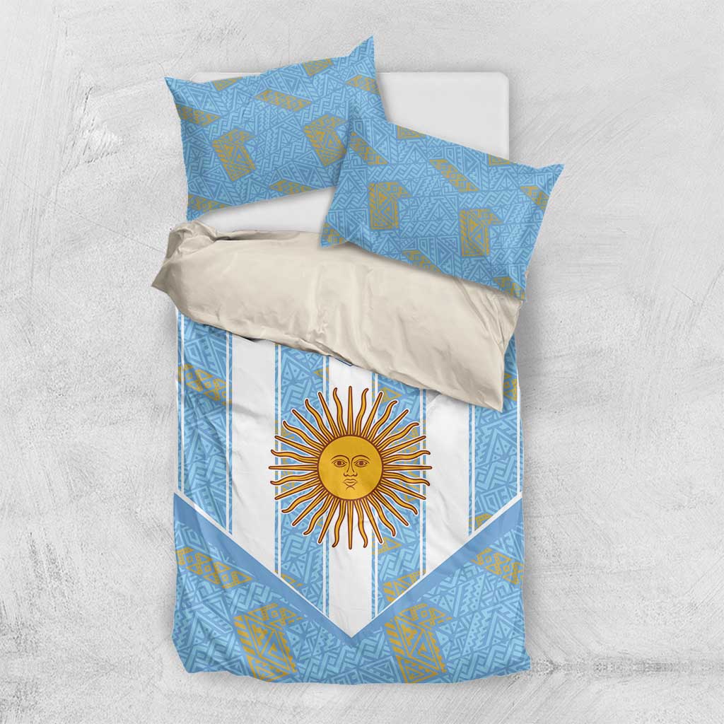 World Football 2026 Argentina Bedding Set La Albiceleste Pride Sun of May