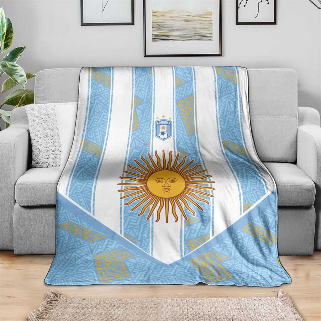 World Football 2026 Argentina Blanket La Albiceleste Pride Sun of May
