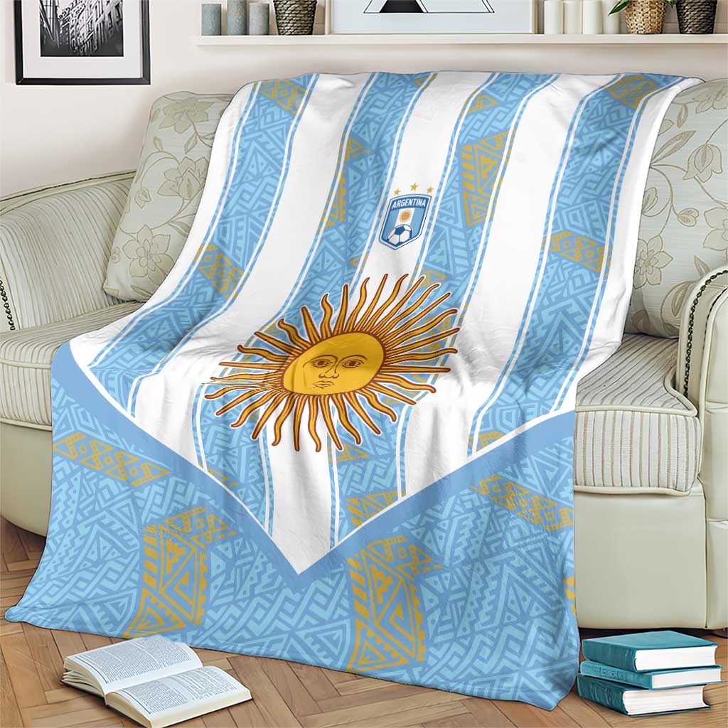 World Football 2026 Argentina Blanket La Albiceleste Pride Sun of May