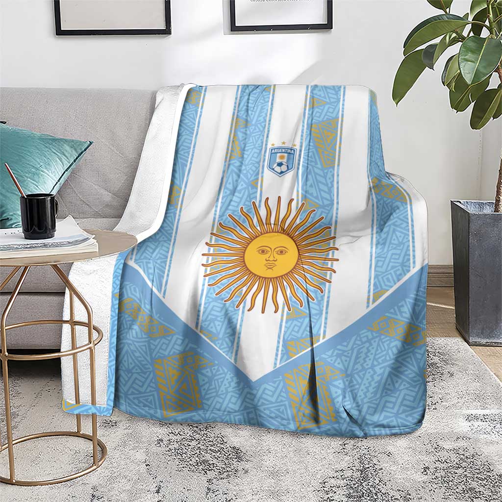 World Football 2026 Argentina Blanket La Albiceleste Pride Sun of May