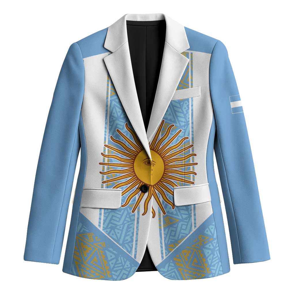 Custom World Football 2026 Argentina Blazer La Albiceleste Pride Sun of May