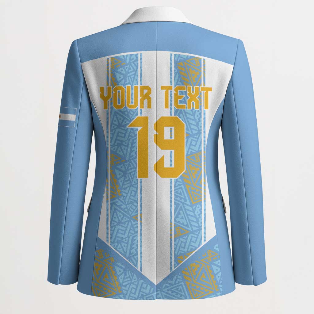 Custom World Football 2026 Argentina Blazer La Albiceleste Pride Sun of May