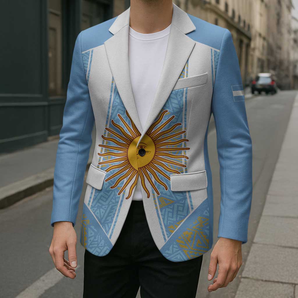 Custom World Football 2026 Argentina Blazer La Albiceleste Pride Sun of May