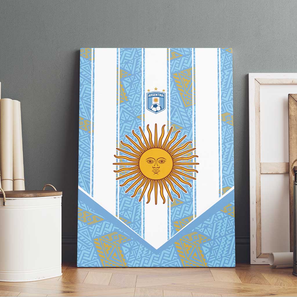 World Football 2026 Argentina Canvas Wall Art La Albiceleste Pride Sun of May