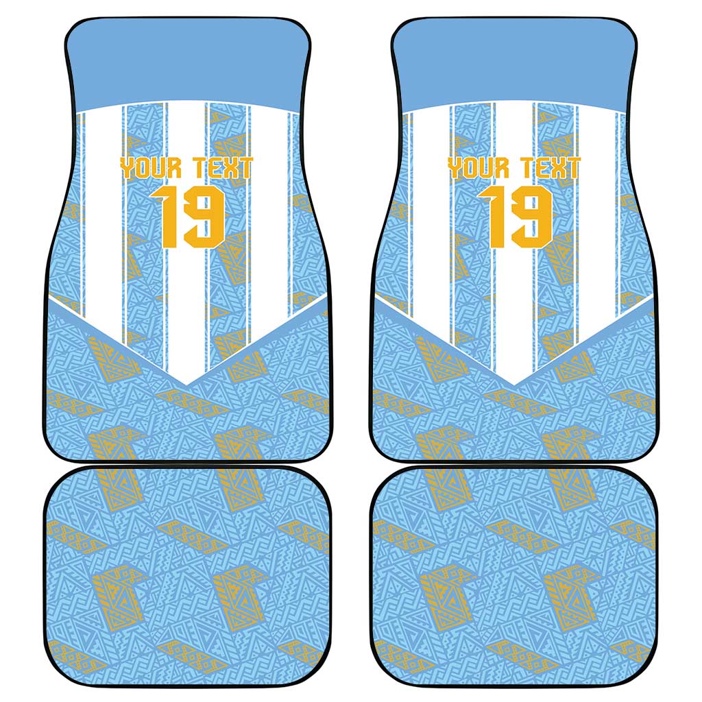 Custom World Football 2026 Argentina Car Mats La Albiceleste Pride Sun of May