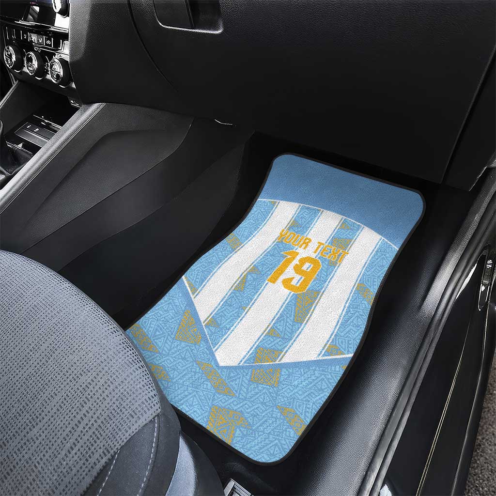 Custom World Football 2026 Argentina Car Mats La Albiceleste Pride Sun of May