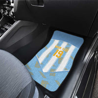 Custom World Football 2026 Argentina Car Mats La Albiceleste Pride Sun of May