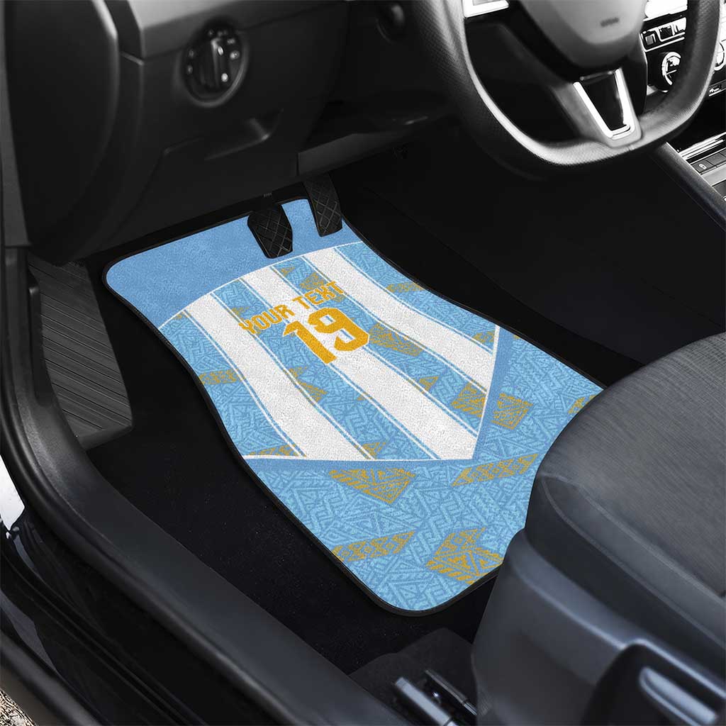 Custom World Football 2026 Argentina Car Mats La Albiceleste Pride Sun of May