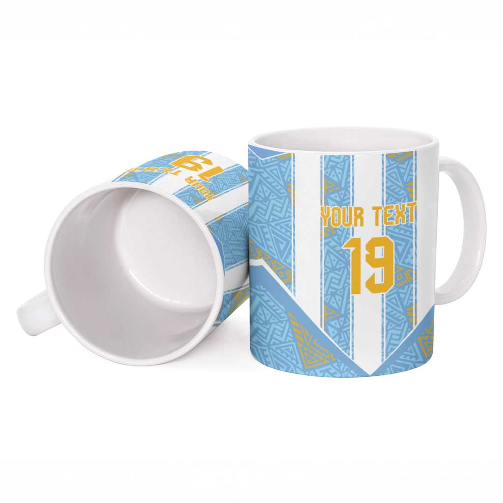 Custom World Football 2026 Argentina Ceramic Mug La Albiceleste Pride Sun of May