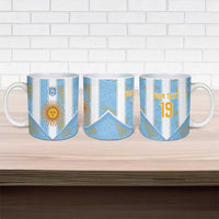 Custom World Football 2026 Argentina Ceramic Mug La Albiceleste Pride Sun of May