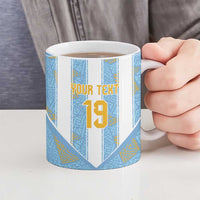 Custom World Football 2026 Argentina Ceramic Mug La Albiceleste Pride Sun of May