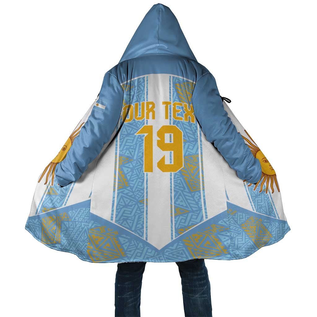 Custom World Football 2026 Argentina Cloak La Albiceleste Pride Sun of May