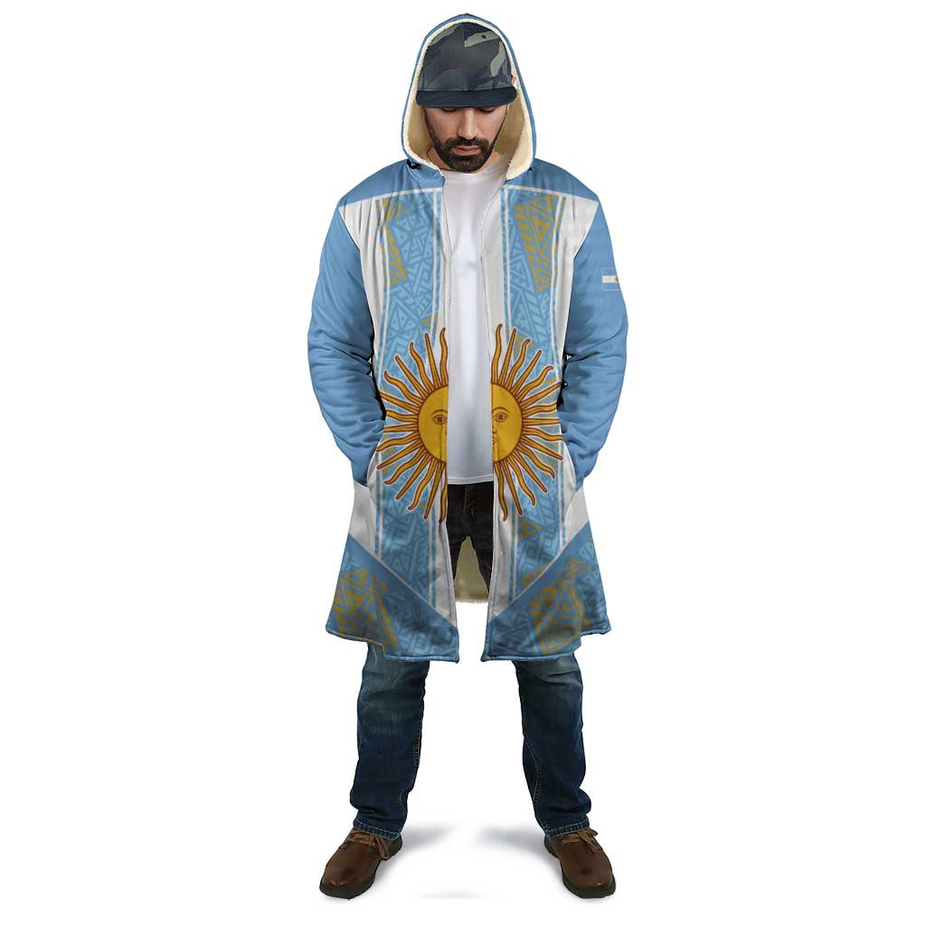 Custom World Football 2026 Argentina Cloak La Albiceleste Pride Sun of May