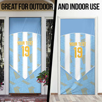 Custom World Football 2026 Argentina Door Cover La Albiceleste Pride Sun of May