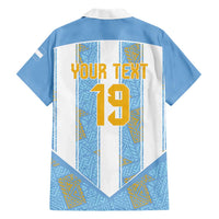 Custom World Football 2026 Argentina Hawaiian Shirt La Albiceleste Pride Sun of May