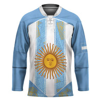 Custom World Football 2026 Argentina Hockey Jersey La Albiceleste Pride Sun of May