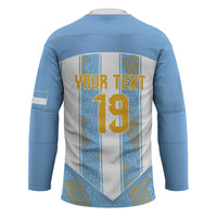 Custom World Football 2026 Argentina Hockey Jersey La Albiceleste Pride Sun of May