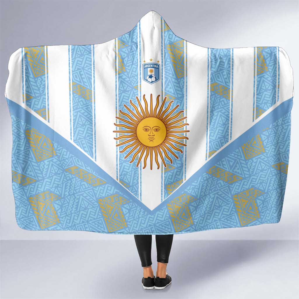 World Football 2026 Argentina Hooded Blanket La Albiceleste Pride Sun of May