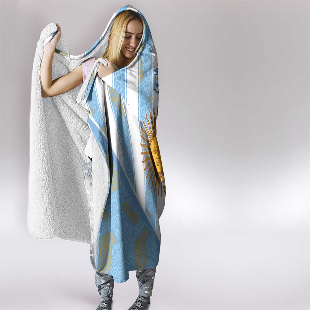 World Football 2026 Argentina Hooded Blanket La Albiceleste Pride Sun of May