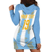 Custom World Football 2026 Argentina Hoodie Dress La Albiceleste Pride Sun of May