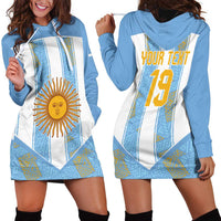 Custom World Football 2026 Argentina Hoodie Dress La Albiceleste Pride Sun of May