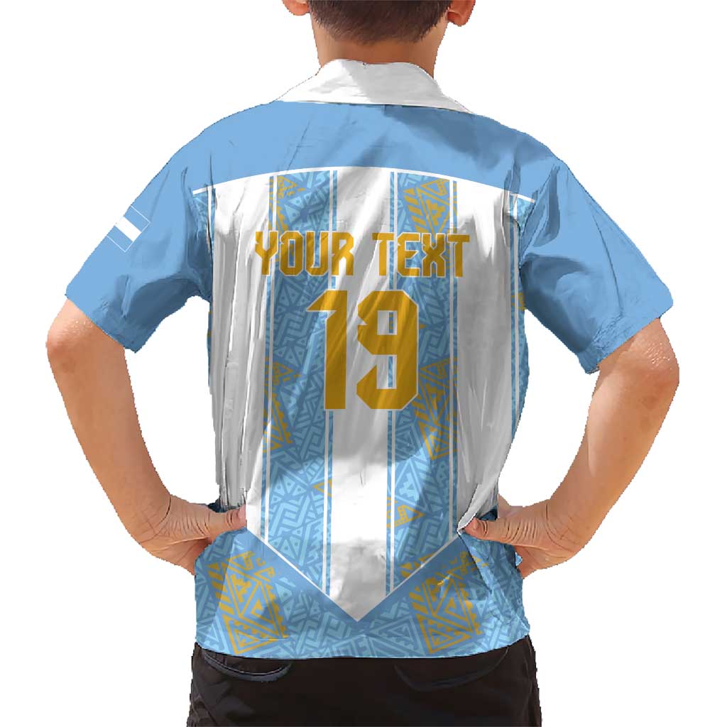 Custom World Football 2026 Argentina Kid Hawaiian Shirt La Albiceleste Pride Sun of May