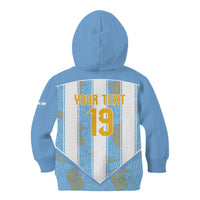 Custom World Football 2026 Argentina Kid Hoodie La Albiceleste Pride Sun of May