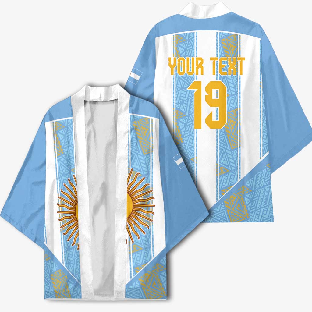 Custom World Football 2026 Argentina Kimono La Albiceleste Pride Sun of May