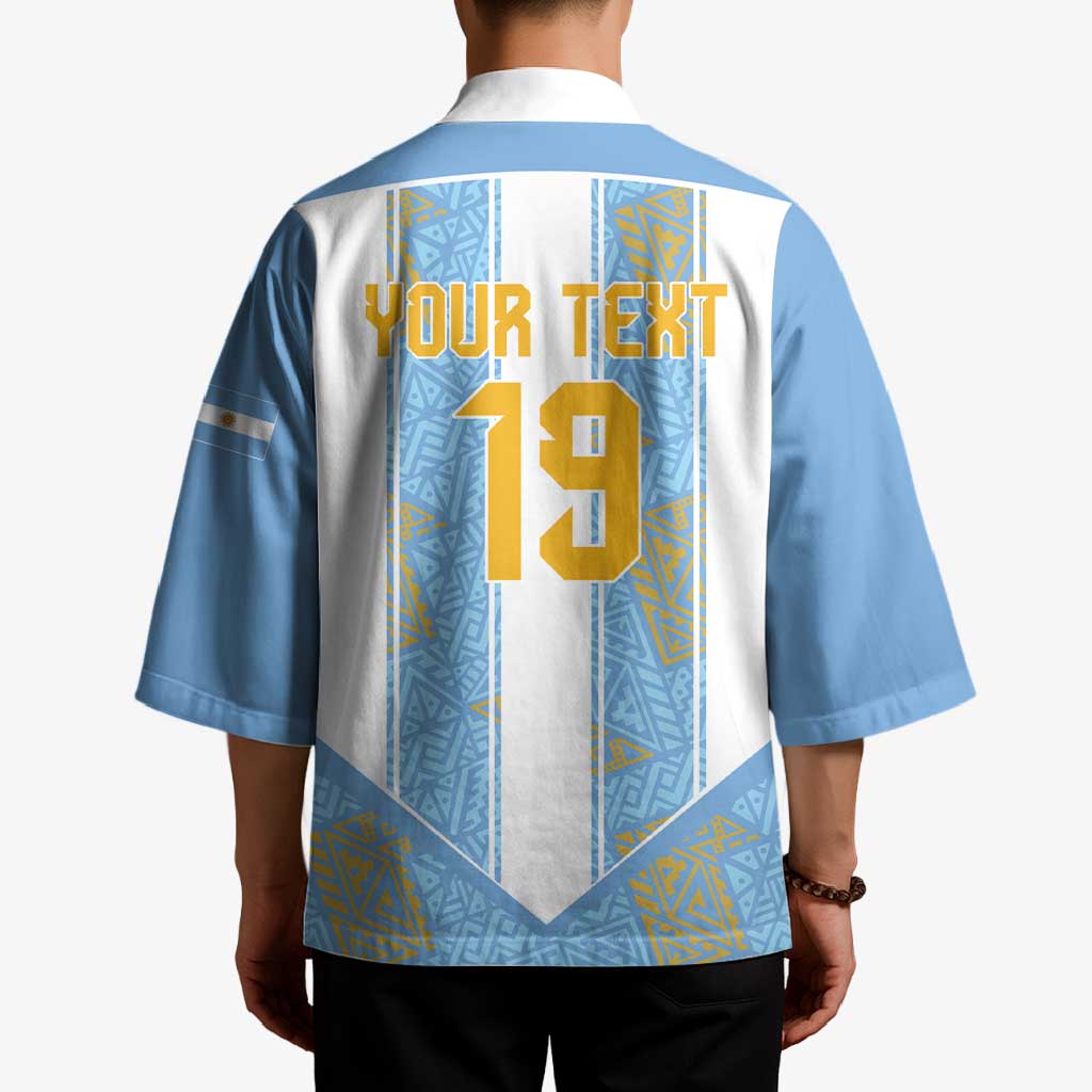 Custom World Football 2026 Argentina Kimono La Albiceleste Pride Sun of May