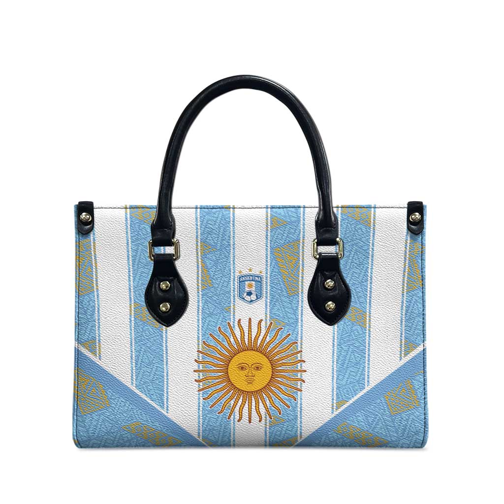 World Football 2026 Argentina Leather Bag La Albiceleste Pride Sun of May