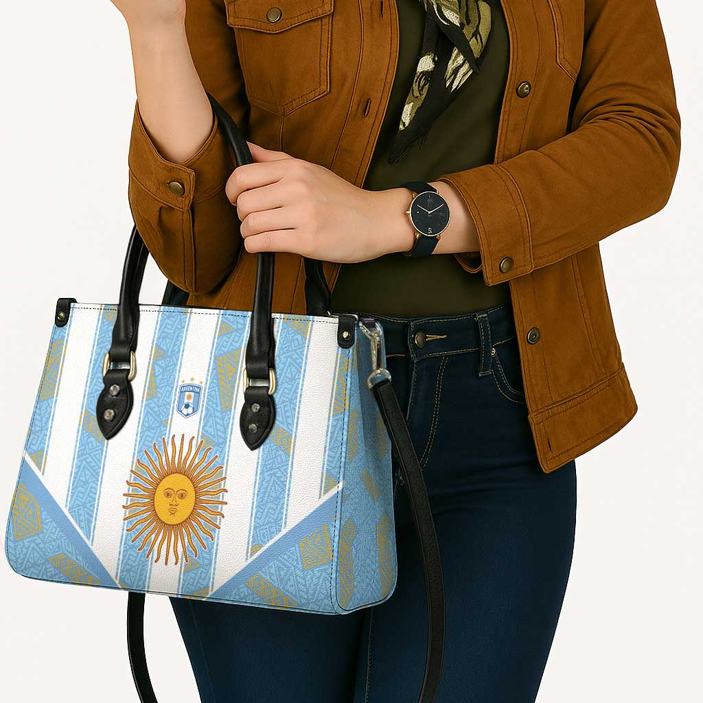 World Football 2026 Argentina Leather Bag La Albiceleste Pride Sun of May